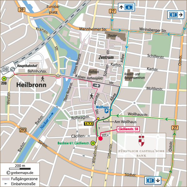 Anfahrtsskizze erstellen, Karte Heilbronn, Anfahrtsskizze, Anfahrtsskizze für Flyer erstellen, Anfahrtsskizzen, Anfahrtsplan, Anfahrtskarte, Anfahrtsbeschreibung, Karte, Wegbeschreibung, Lageplan, Wegeskizze, Standortskizze, Wegekarte, Standortkarte, Flyer, Print, Homepage, Web