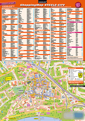 ShoppingMap, Einkaufskarte, ShoppingGuide, touristische Karte, Tourismuskarte, Landkarte, Ortsplan, Stadtplan