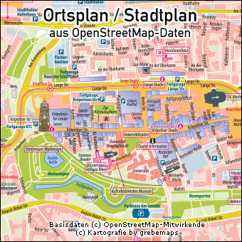 Ortsplan Stadtplan erstellen aus OpenStreetMap-Daten