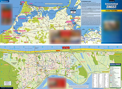 Zingst, Ortsplan, Fischland-Darß-Zingst, Übersichtskarte, Touristische Karte, Tourismus, Karte, Tourismuskarte, Anfahrtsskizze erstellen, Anfahrtsskizze, Anfahrtsskizze für Flyer erstellen, Anfahrtsskizzen, Anfahrtsplan, Anfahrtskarte, Anfahrtsbeschreibung, Karte, Wegbeschreibung, Lageplan, Wegeskizze, Standortskizze, Wegekarte, Standortkarte, Flyer, Print, Homepage, Web, touristische Karte, Übersichtskarte