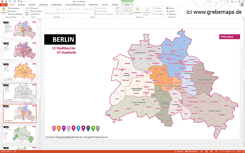 PowerPoint Berlin Karte, Berlin, Übersichtskarten, Stadtteilkarte, Bezirksgrenzenkarte, Karte Bezirke, Karte Stadtteile, administrative Karte, administrative Gliederung Berlin, Vektorkarte, Karte Berlin Übersicht, PowerPoint, Illustrator, Vectorkarte, AI, Karte für Illustrator, Landkarte, Länderkarte, Vektorformat, für Flyer, für Druck, Print, Druck, Flyer, InDesign, editierbar, Ebenen, Karte für Flyer, Karte für Print