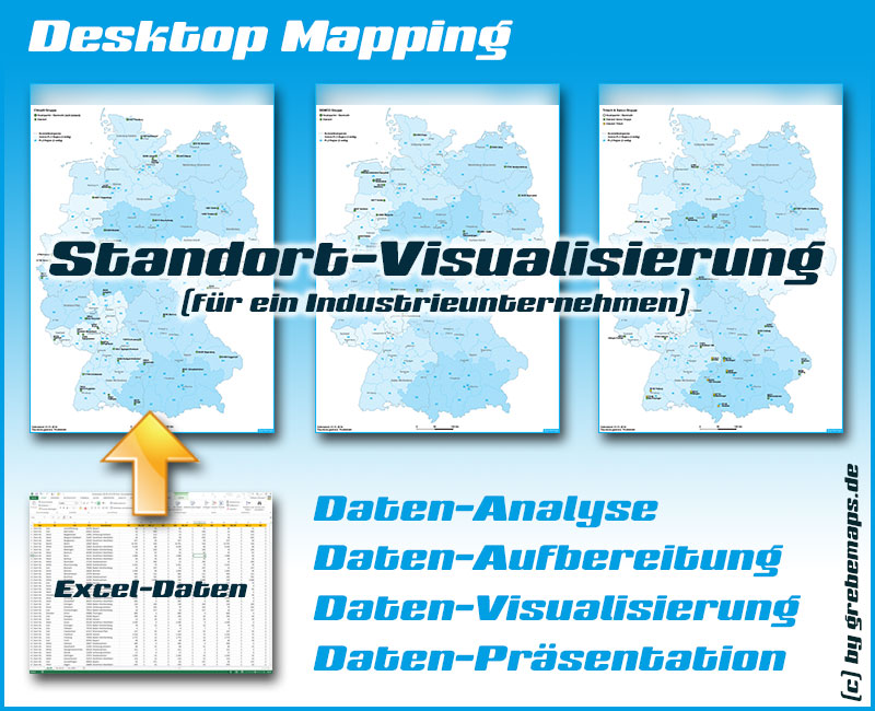 DesktopMapping, Desktop Mapping, Datenvisualisierung, Datenaufbereitung, Excel, Karte, Datenanalyse, Datenpräsentation, Auswertung, visualisieren, aufbereiten, darstellen, präsentieren, Visualisierung, QGIS