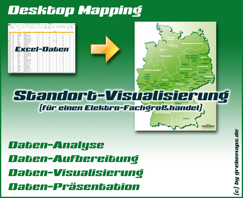 DesktopMapping, Desktop Mapping, Datenvisualisierung, Datenaufbereitung, Excel, Karte, Datenanalyse, Datenpräsentation, Auswertung, visualisieren, aufbereiten, darstellen, präsentieren, Visualisierung, QGIS