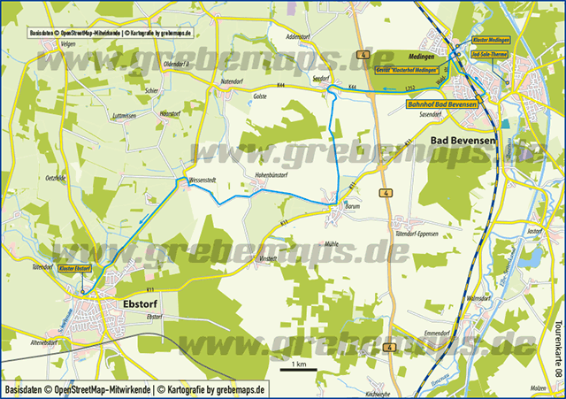 Karte Bad Bevensen - Ebstorf, Touristische Karte, Tourismus, Karte, Tourismuskarte, Anfahrtsskizze erstellen, Anfahrtsskizze, Anfahrtsskizze für Flyer erstellen, Anfahrtsskizzen, Anfahrtsplan, Anfahrtskarte, Anfahrtsbeschreibung, Karte, Wegbeschreibung, Lageplan, Wegeskizze, Standortskizze, Wegekarte, Standortkarte, Flyer, Print, Homepage, Web