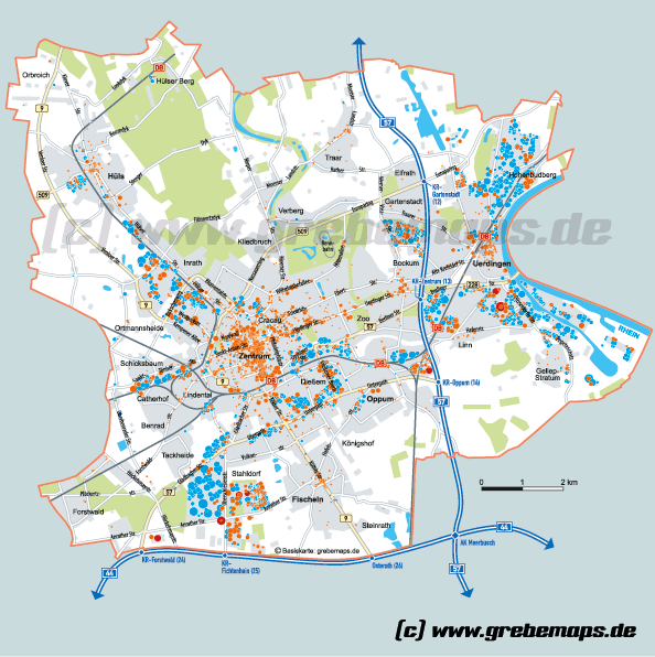 Karte Krefeld, Anfahrtsskizzen erstellen, Anfahrtsplan, Anfahrtsskizze, Wegbeschreibung, Anfahrtsskizze erstellen, Anfahrtsskizze erstellen Illustrator, PDF-Layout, Flyer, Druck, Print, AI, PDF, Vector, Datei, Landkarte, Anfahrtskarte, Anfahrtsbeschreibung, Karte, Lageplan, Wegeskizze, Wegekarte, Standortkarte, Broschüre, Magazin, Homepage, Web, Standortskizze, Wegeplan, Vektor, Vektorkarte, Vektrografik, Kartengrafik