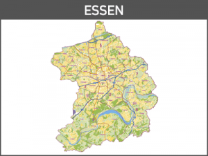 Vektorkarte Essen, Karte Essen Vektor, Vektor Karte Essen, Illustrator, Essen Stadtplan Übersicht, editierbare Karte Essen, Essen Karte, Essen Karte Stadtbezirke, Stadtbezirke, Karte Essen, download, AI, Vector map, Vektor, Vector, Vektordaten