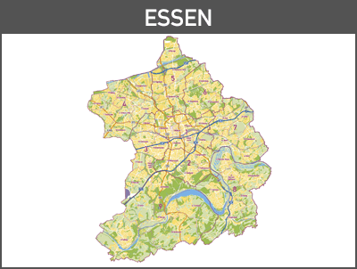 Vektor-Karte ESSEN