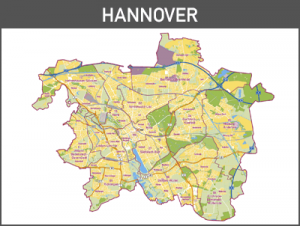 Vektorkarte Hannover, Karte Hannover Vektor, Vektor Karte Hannover, Illustrator, Hannover Stadtplan Übersicht, editierbare Karte Hannover, Hannover Karte Stadtteile, Hannover Karte Stadtbezirke, Stadtbezirke, Stadtteile, Karte Hannover, download, AI, SVG, Vector map, Vektor, Vector, Vektordaten