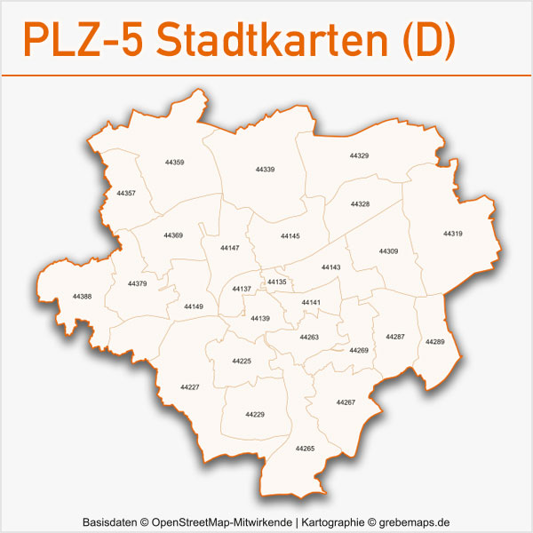 Postleitzahlen-Karten PLZ-5 Vektor Stadtkarten Deutschland, Karte PLZ Deutschland Städte, Karte Postleizahlen Stadt, München, Berlin, Hamburg, Köln u.a., AI-Datei, Vektorkarten